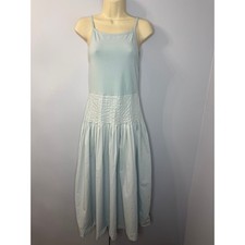 J.Crew‎ Pintuck Mixy Dress Edgewater Blue Casual Wardrobe Women's S