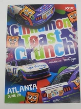 Chris Buescher #17 Signed RFK Racing Atl Cinnamon Toast Crunch 5" x7" Hero Card 