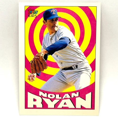 1992 Topps Kids - Nolan Ryan #127 One Star Back Texas Rangers GOAT HOF NM