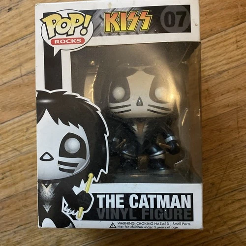 Funko POP! Rocks KISS The Catman #7 Vinyl Figure DAMAGED BOX SEE PICS