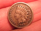 1863 C/N, INDIAN HEAD CENT/PENNY,  FREE SHIPPING  (#494E)