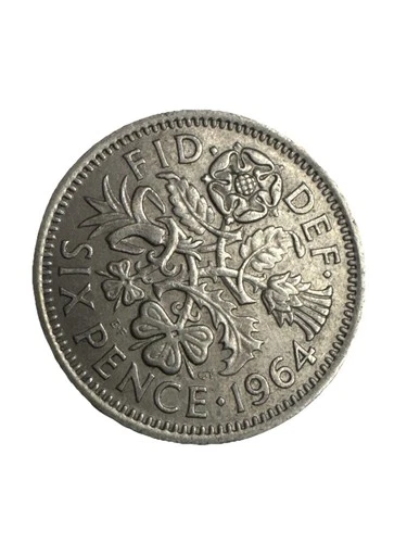 1964 Elizabeth II Sixpence — photo from another recent sale