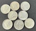 Lot of (8) 1942-S Mercury Silver Dimes, Uncirculated, 1 FSB