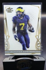 2023 Leaf Trinity Donovan Edwards RC #19 Michigan Wolverines