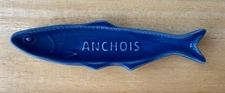 STUDIO M 6.5" Blue Anchovy Dish - Japan - EUC