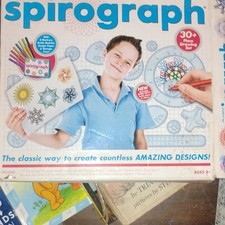 Kahootz Spirograph 30 Piece Drawing Set Ages 8 Classic 2013 Toy EA1014