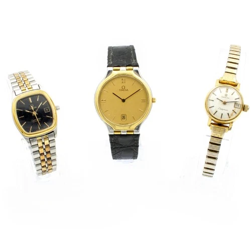 Vintage Omega Seamaster Deville Ladymatic Wristwatches Lot of 3 #WB4436-4