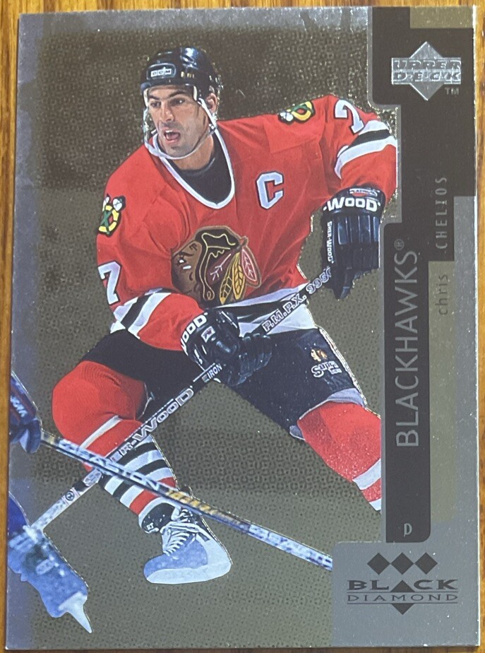 1997-98 Black Diamond Triple Diamond Chris Chelios #29 Chicago Blackhawks