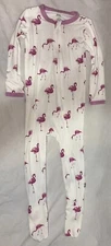 Kyte Baby Zip Footie Pajamas Retired Flamingo Bubblegum Pink 18-24Months