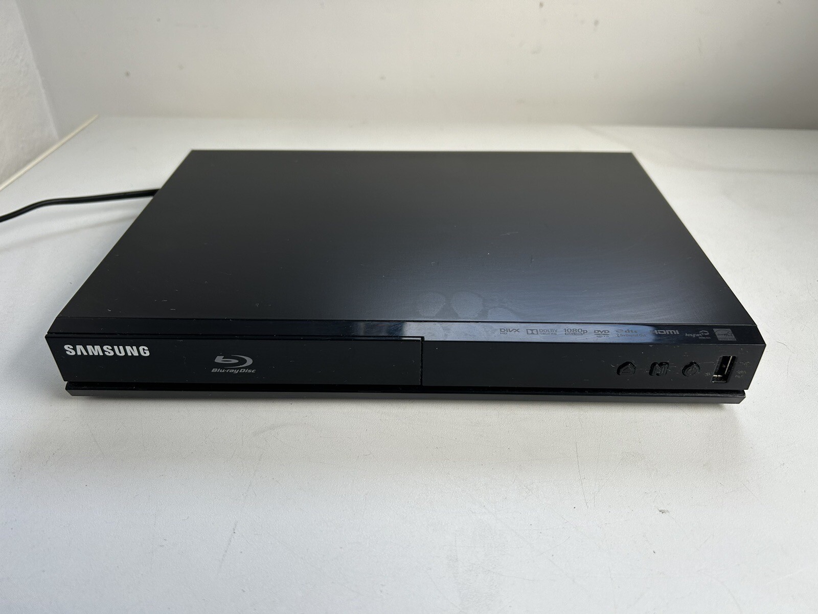 Samsung BDJ4500R Bluray DVD Player Tested Black HDMI Full HD. NO