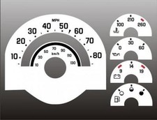 White Face Gauges For 1988-1991 Chevrolet Truck Ck 1500 2500 3500 White Face Gauges For 1988-1991 Chevrolet Truck Ck 1500 2500 3500