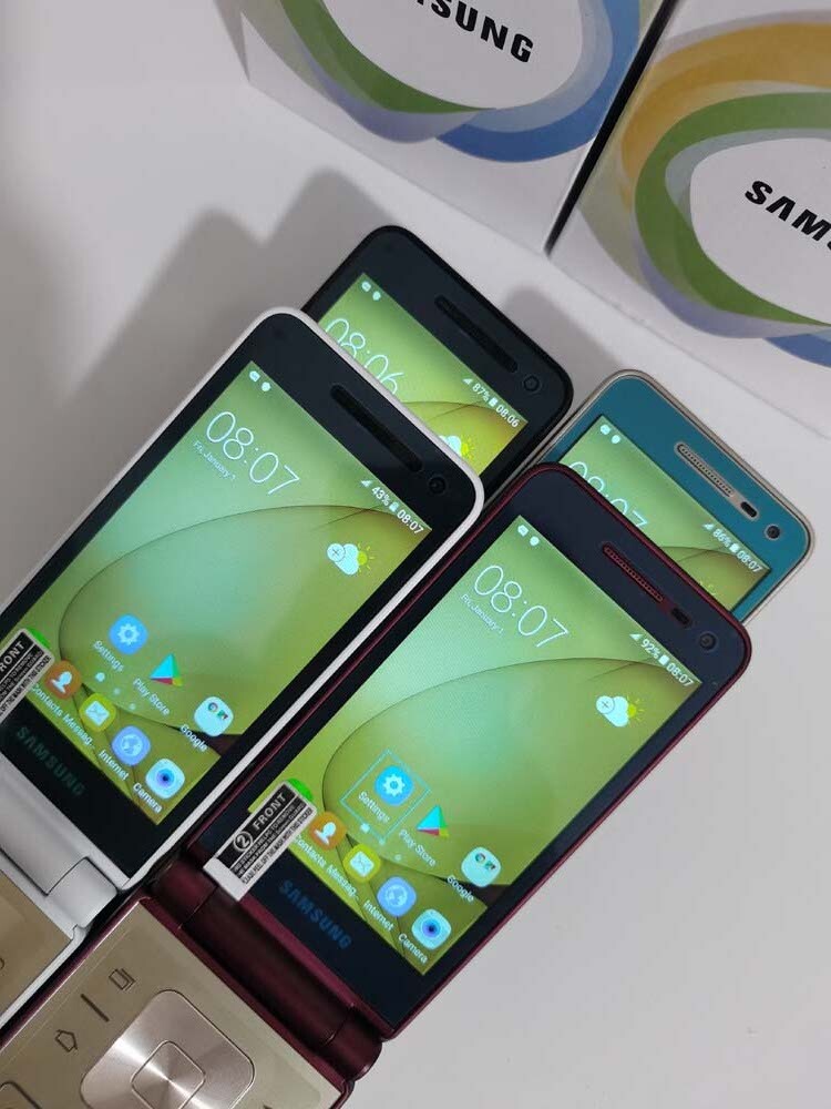スマートフォン本体 Samsung Galaxy Folder 2 SM-G1600 Samsung Galaxy Folder (SM-G1600) 16GB 3.8