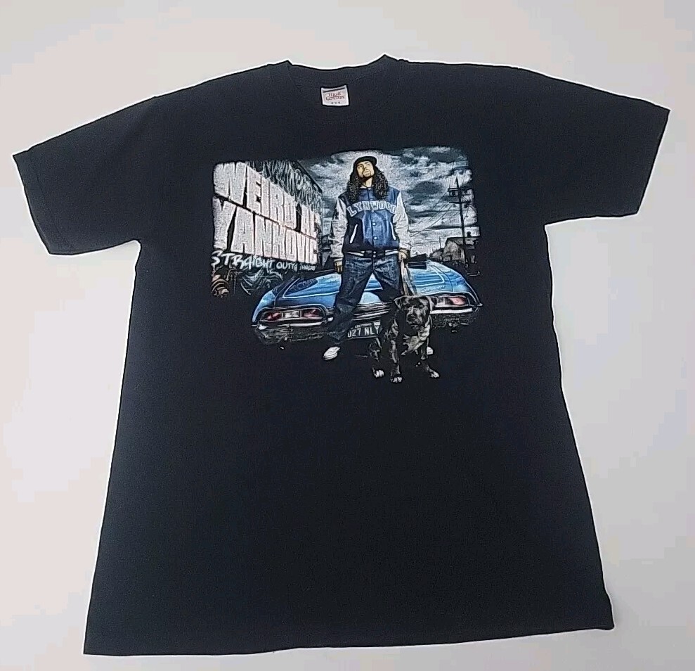T-shirt Unisexe Weird Al Yankovic En Coton épais – Noir, Toutes Tailles, Personnalisable !