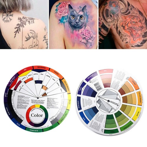 Artists Colour Wheel Mixing Colour Guide 23cm Diameter Artist Colour Wheels Nail - Picture 2 of 11