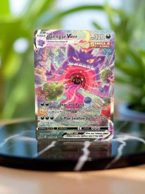 Gengar VMAX Gold Metal Pokemon Card – Collector Gift – Same Day