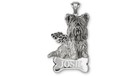 Skye Terrier Angel Personalized Pendant Jewelry Sterling Silver Handmade Dog Per