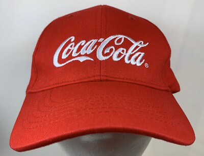 Coca Cola Cap Coke Drink Soda Hat Red Enjoy Strapback Drinking Pop