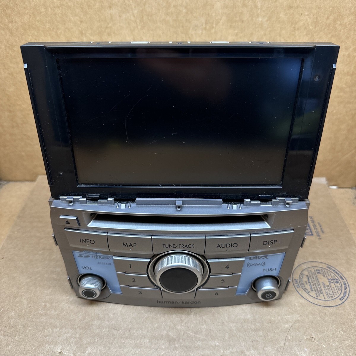 2013 Subaru Legacy Outback Radio GPS Radio Screen Display