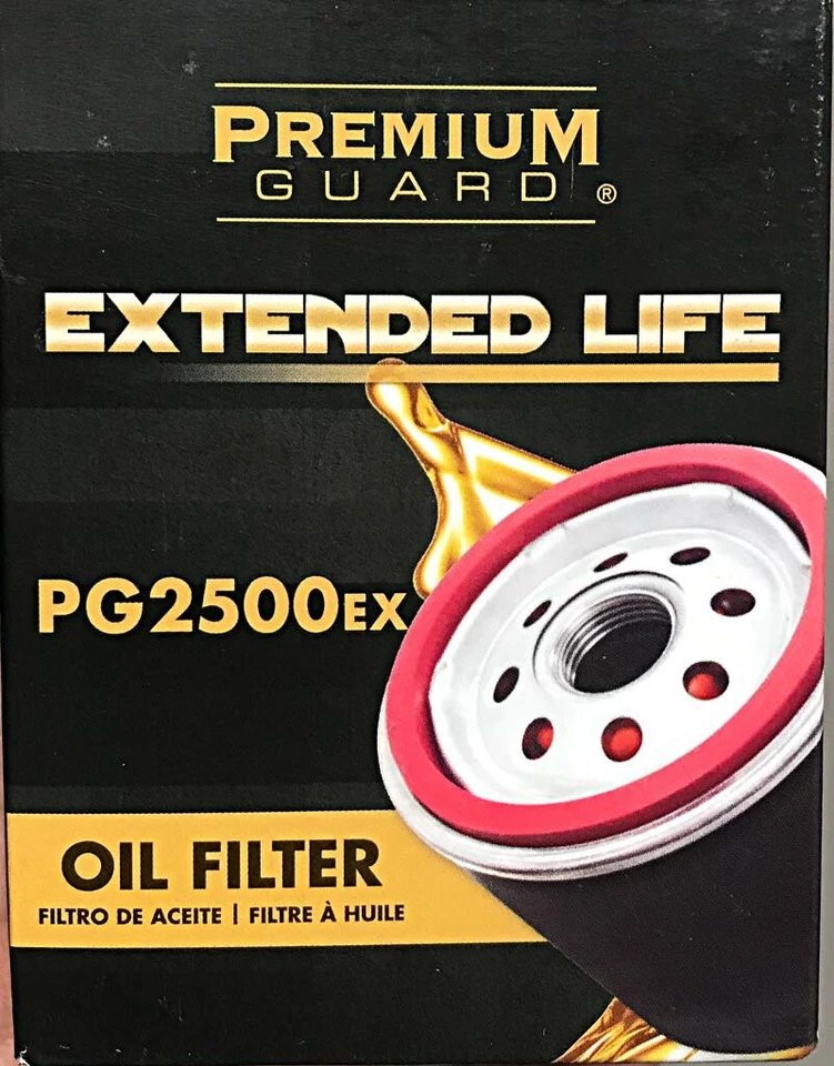 FILTRO DE ACEITE PREMIUM GUARD PG2500EX PARA CHEVROLET BUICK CADILLAC FORD - ESTUCHE DE 6   Foto 3 de 4