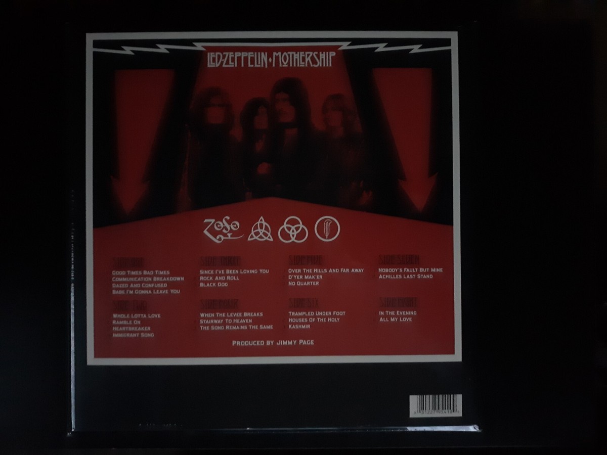 Led Zeppelin Mothership 2015 Atlantic R1344700 4LP Box Set 180G