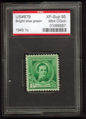 MALACK 879 XF-SUPERB OG NH, w/PSE (ENCAPSULATED (GRA..MORE.. en879 | eBay