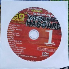 MERLE HAGGARD COUNTRY KARAOKE CDG CHARTBUSTER 5049-01 CD G NEW MUSIC