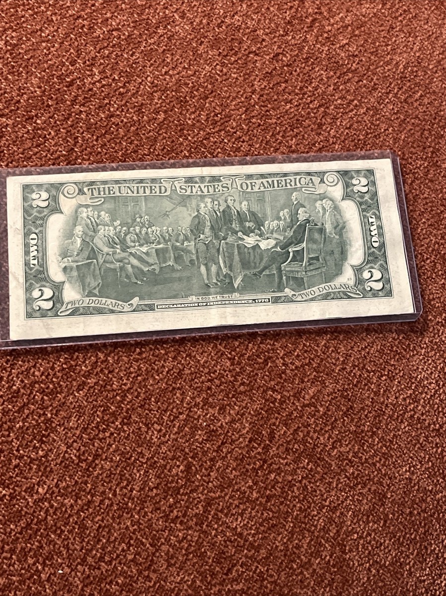 1976 2 dollar Bill Low Serial # VERY RARE B Series B21653986A | eBay