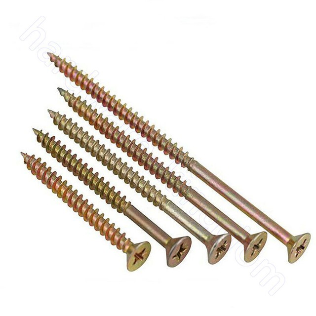 Plasterboard Drywall Screw Countersunk Head Drylining Wood Color Zinc