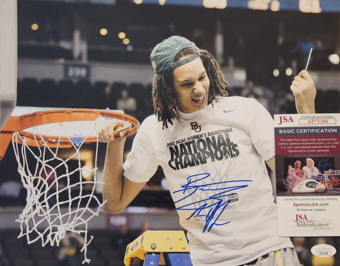 Brittney Griner Autographed Signed Baylor Bears 11x14 Photo w/ JSA COA #AP71280 