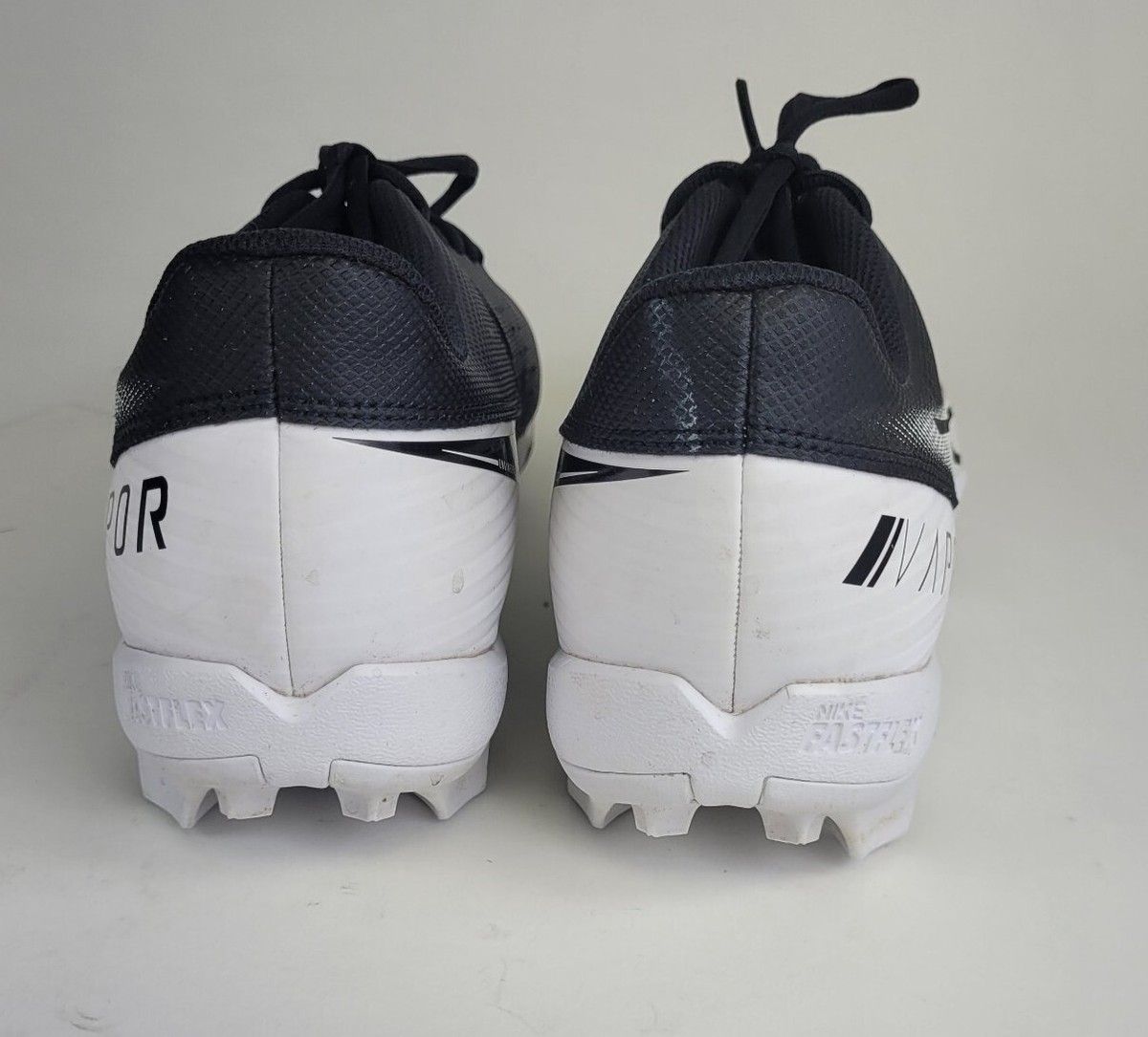 Nike Men\'s Vapor Edge Shark Football Cleats Black/White #CD0074-001 Size 11.5 Nike Football Cleats Men 11 M Vapor Edge Shark Shoes Black  main image 2