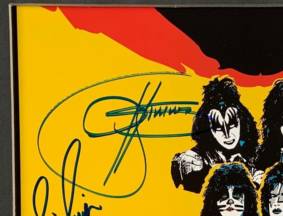 KISS JSA Signed Autograph Gene Simmons Paul Stanley Kruise IX