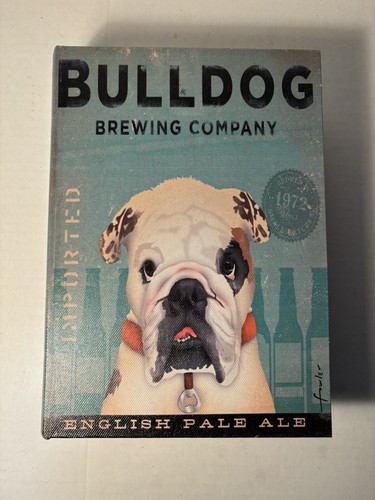 Bulldog Brewing Co Seattle by Ryan Fowler Hidden Box Dogs Art Print