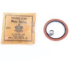 Hamilton Mainspring 16 Size Pocket Watch Mainspring No. 534 - BX1007