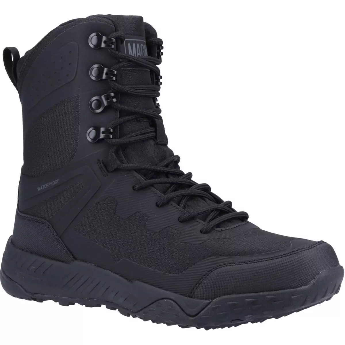 Magnum Ultima 8.0 black waterproof size zip patrol uniform combat
