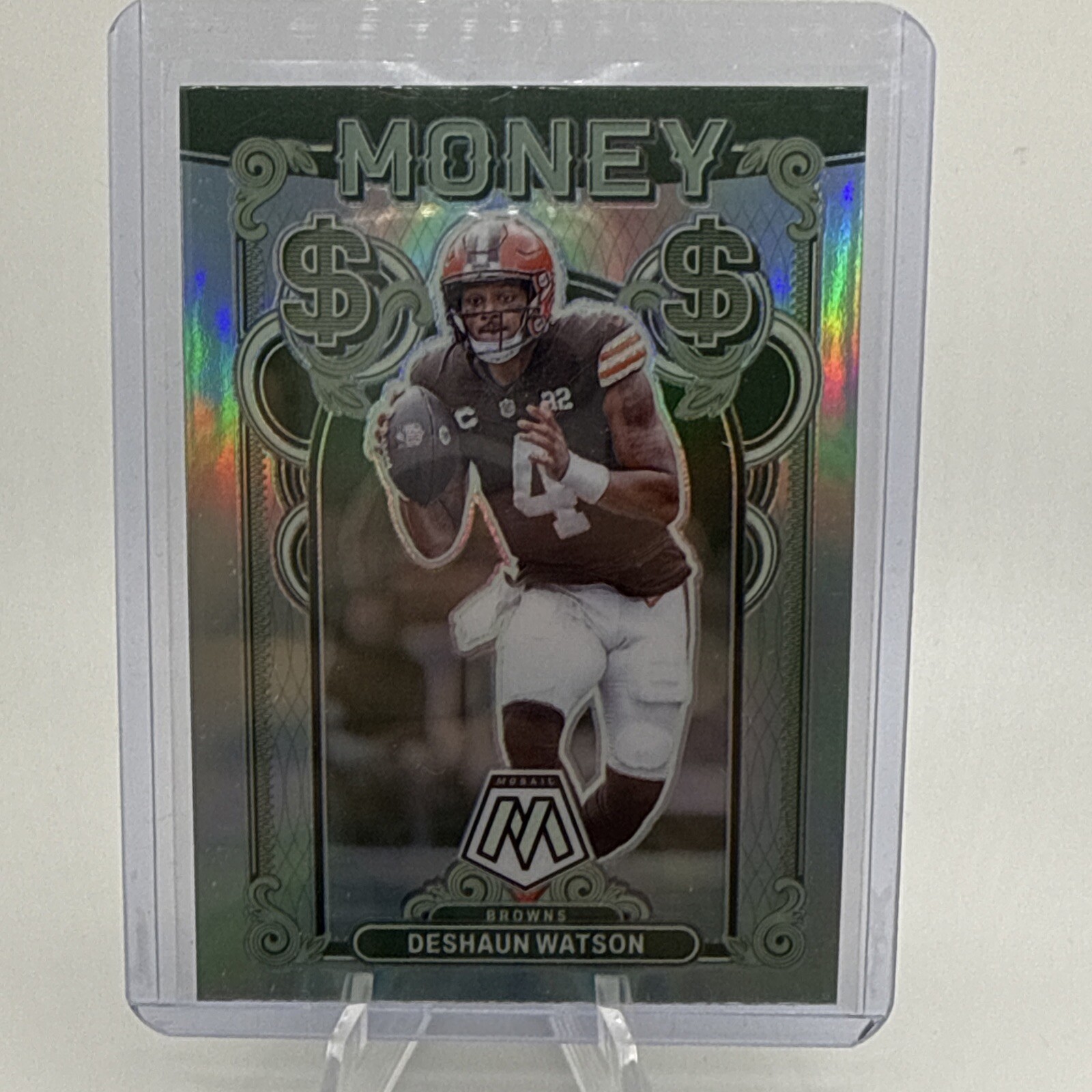 2024 Mosaic Football DESHAUN WATSON MONEY Case Hit SSP #23 Cleveland Browns