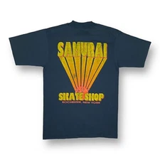 Vintage 90s Samurai Skate Shop T-Shirt Men’s Size Small Birdhouse Blind Hook Ups