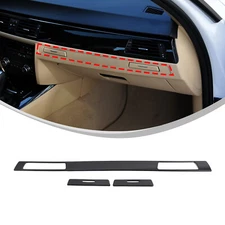 Glossy Black For BMW 3 Series E90 2005-2012 Car Dashboard Cup Holder Panel Trim