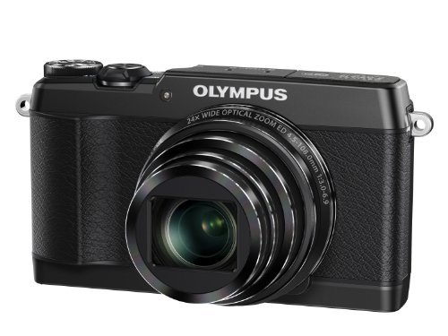 OLYMPUS Digital Camera STYLUS SH-1 F/6.9 Black 16 MP 24X 48X Zoom - Picture 5 of 6