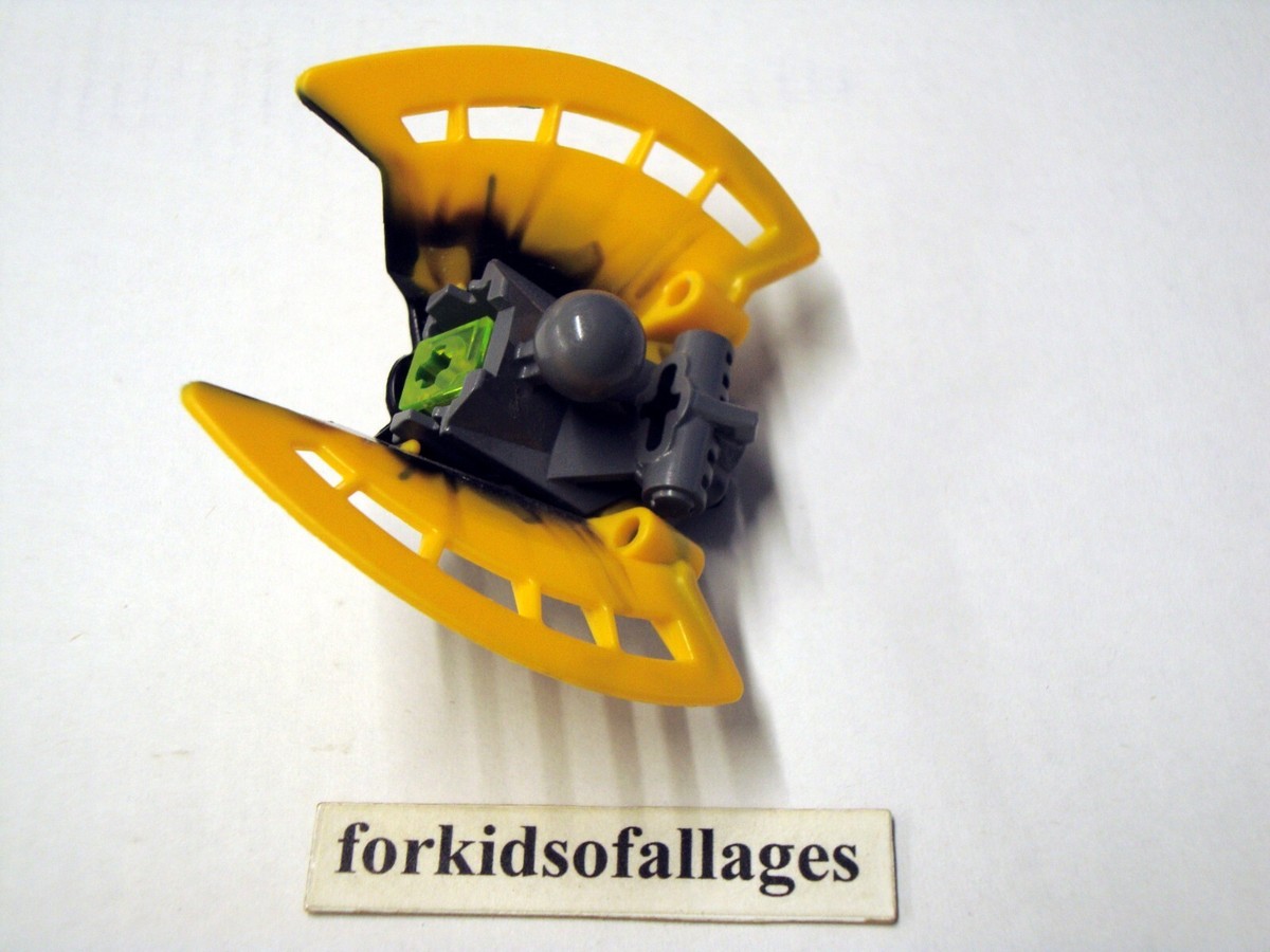LEGO Bionicle Mask GARAI 57532 Black & Yellow with Green | eBay