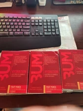 (3) Nutrition BUM Hydration Electrolyte Supp Drink Mix Fruit Punch 20 pkts each