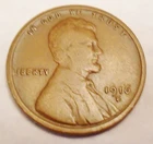 1916 D Lincoln Wheat Cent / Penny   *F - FINE*    **FREE SHIPPING**