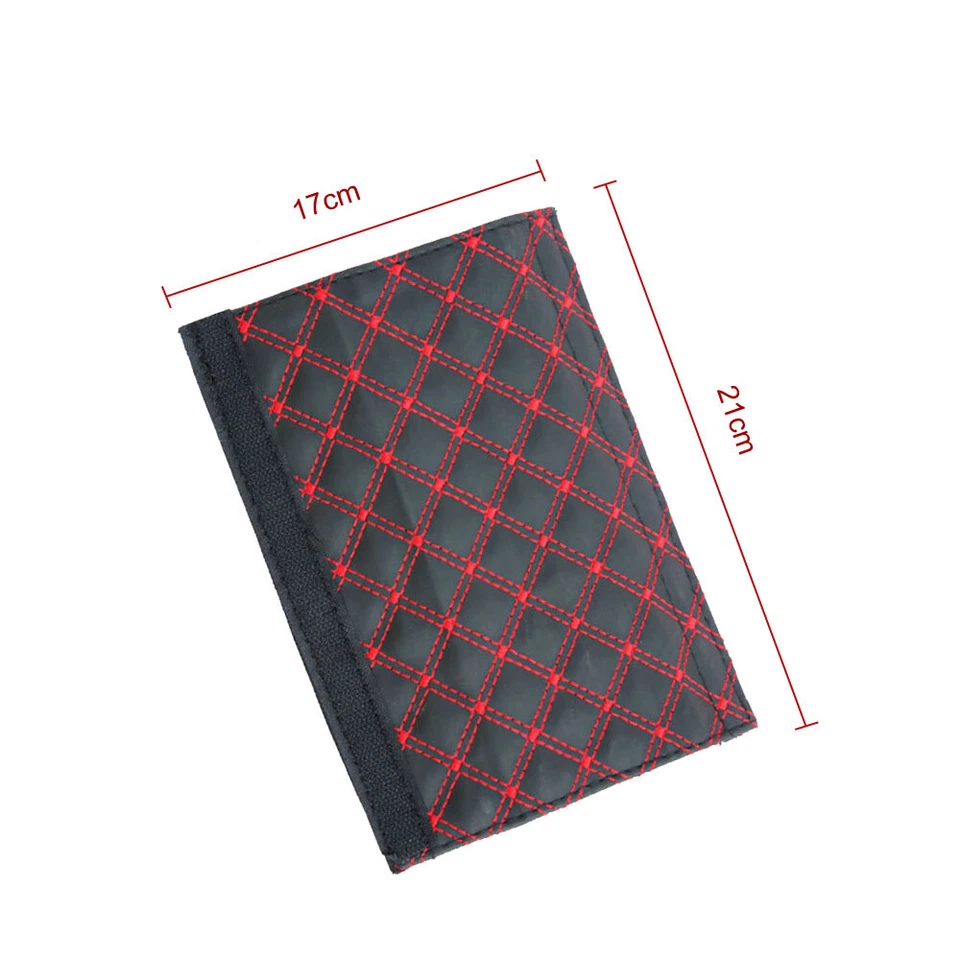 2x Funda de cinturón de seguridad rojo para automóvil Cinturón de seguridad Correa para el hombro Arnés Almohadillas de cojín Foto 4 de 4