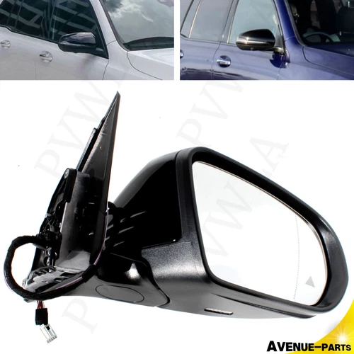 For Mercedes X247 GLB 250 GLB200 2020-2023 RH Passenger Side Mirror Black W/ BSM