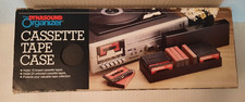 Vintage Plastic The Dynasound Organizer 15 Cassette Tape Case Music Storage USA