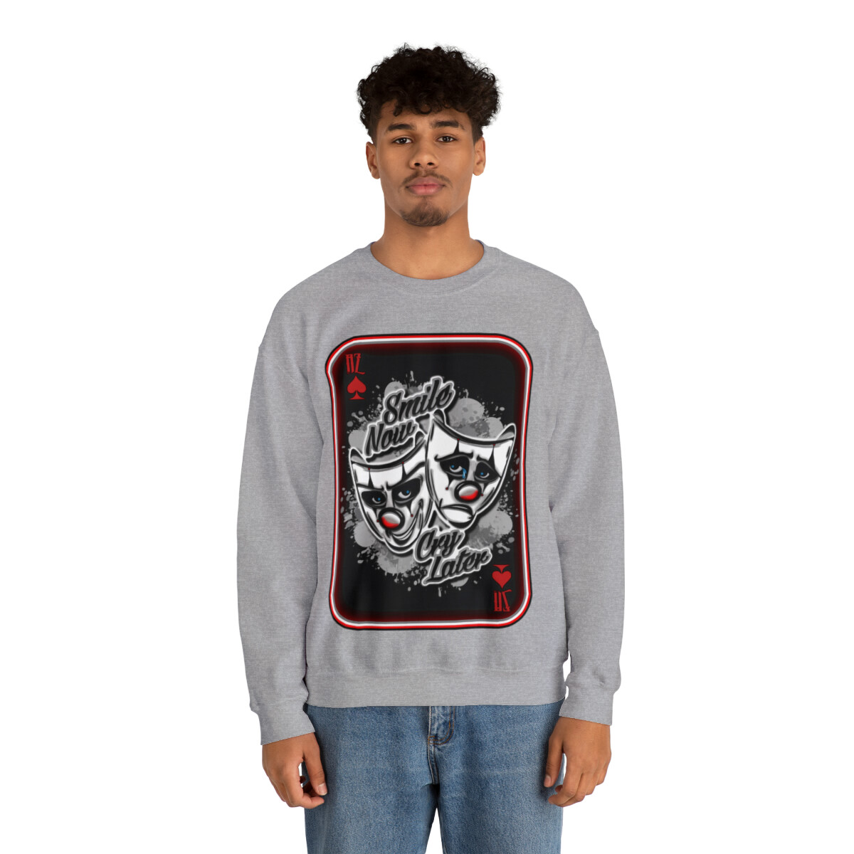 Sweat à Capuche Chicano – Smile Now Cry Later – Style Lowrider Blackwork – Coupe Classique - 2
