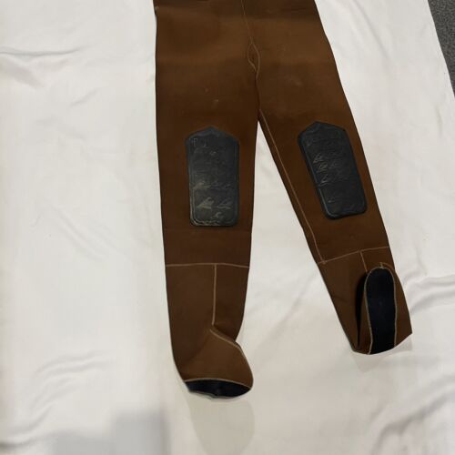 Redhead Bone Dry Fishing Waders Mens Medium Brown Overalls Bib Hunting Outdoor - Picture 4 of 12