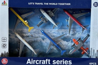6 x Flugzeug Flugzeug Flugzeug Reise Boeing Modell Spielzeug Diecast wohl Maßstab 1:500