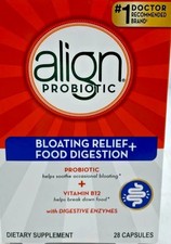 Align Probiotic Bloating and Gas Relief and Food Digestion 28 Capsules 02/2027