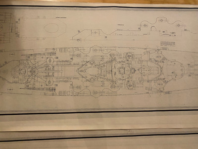 Schlachtschiff Bismarck und Scharnhorst Schiffsbaupläne im Maßstab 1:100 Maritim