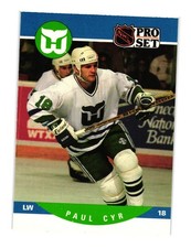 1990-91 Pro Set #449 Paul Cyr Hartford Whalers
